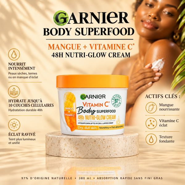 Crème corps Garnier Body Superfood Mangue 380 ml